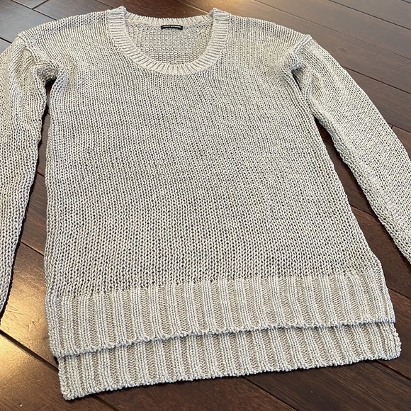 CLUB MONACO Shimmery Loose-Knit Sweater - Picture 3 of 10